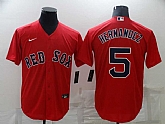 Red Sox 5 Enrique Hernandez Red Nike Cool Base Jersey,baseball caps,new era cap wholesale,wholesale hats